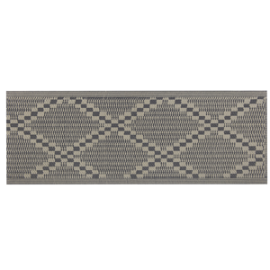 Beliani Outdoor Area Rug Taupe 60 x 105 cm Jacquard Woven Patio Terrace Indoor Living Room Material:Polypropylene Size:xx60