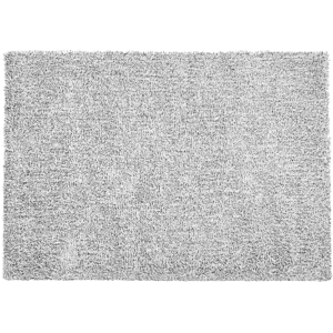 Beliani Shaggy Area Rug Grey Melange 160 x 230 cm Modern High-Pile Machine-Tufted Rectangular Carpet Material:Polyester Size:xx160