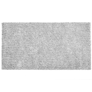 Beliani Shaggy Area Rug Grey Melange 80 x 150 cm Modern High-Pile Machine-Tufted Rectangular Carpet Material:Polyester Size:xx80