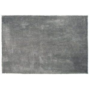 Beliani Shaggy Area Rug Grey Cotton Polyester Blend 200 x 300 cm Fluffy Dense Pile  Material:Polyester Size:xx200