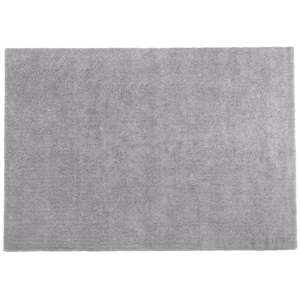 Beliani Shaggy Area Rug Light Grey 160 x 230 cm Modern High-Pile Machine-Tufted Rectangular Carpet Material:Polyester Size:xx160