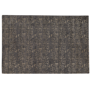 Beliani Area Rug Grey and Gold Viscose 160 x 230 cm Living Room Rug Material:Viscose Size:xx160