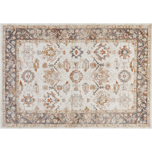 Beliani Area Rug Beige 160 x 230 cm Oriental Distressed Living Room Bedroom Material:Polypropylene Size:xx160