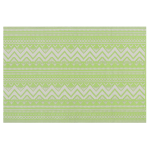 Beliani Outdoor Rug Mat Green Synthetic 120 x 180 cm Eco Friendly Scandinavian Modern Minimalist Material:Polypropylene Size:xx120