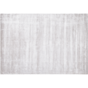 Beliani Area Rug Light Grey Viscose 160 x 230 cm Tufted Low Pile Modern Material:Viscose Size:xx160