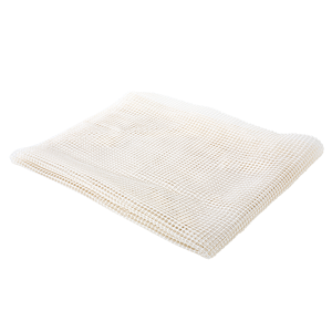 Beliani Anti Slip Rug Mat Underlay Gripper White BALAD, 110x140 cm Cuttable Material:PVC Size:xx110