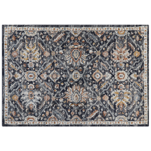 Beliani Area Rug Blue and Beige 160 x 230 cm Oriental Distressed Living Room Bedroom Material:Polypropylene Size:xx160