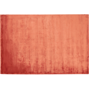 Beliani Area Rug Orange Viscose 160 x 230 cm Tufted Low Pile Modern Material:Viscose Size:xx160