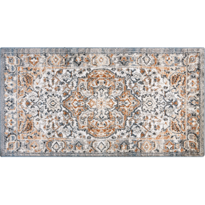 Beliani Area Rug Multicolour 80 x 150 cm Oriental Distressed Living Room Bedroom Material:Polypropylene Size:xx80