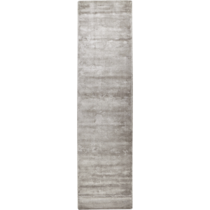 Beliani Runner Area Rug Light Grey Viscose 80 x 300 cm Tufted Low Pile Modern Material:Viscose Size:xx80