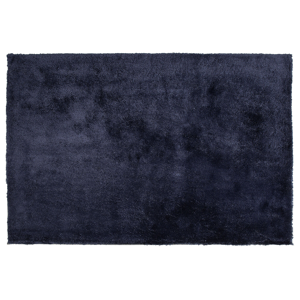 Beliani Shaggy Area Rug Blue Cotton Polyester Blend 200 x 300 cm Fluffy Dense Pile  Material:Polyester Size:xx200