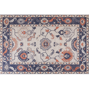 Beliani Area Rug Multicolour Cotton Polyester 200 x 300 cm Oriental Pattern Distressed Vintage Home Decor Material:Cotton Size:xx200