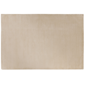 Beliani Rug Beige Viscose 230 x 160 cm Hand Tufted Low Pile Modern Material:Viscose Size:xx160