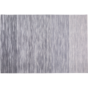 Beliani Rug Light Grey Wool and Polyester 200 x 300 cm Hand Woven Modern Design Material:Wool Size:xx200