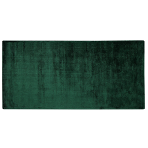 Beliani Area Rug Green Viscose 80 x 150 cm Tufted Low Pile Modern Material:Viscose Size:xx80