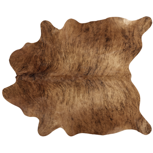 Beliani Cowhide Rug Light Brown Cow Hide Skin 2-3 m² Country Rustic Style Throw Brazilian Cow Hide Material:Cowhide Leather Size:xx