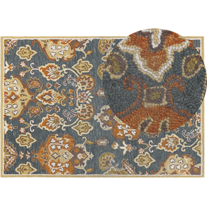 Beliani Area Rug Mulitcolour Wool 160 x 230 cm Thick Dense Pile Oriental Pattern Material:Wool Size:xx160