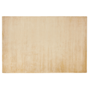 Beliani Area Rug Golden Viscose 160 x 230 cm Tufted Low Pile Modern Material:Viscose Size:xx160