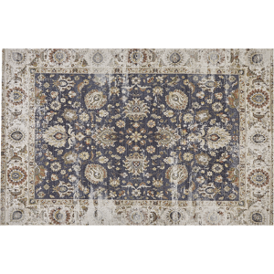 Beliani Area Rug Multicolour Polyester and Cotton 150 x 230 cm Oriental Distressed Living Room Bedroom Material:Polyester Size:xx150