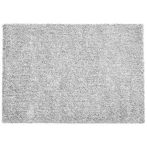 Beliani Shaggy Area Rug Grey Melange 160 x 230 cm Modern High-Pile Machine-Tufted Rectangular Carpet Material:Polyester Size:xx160