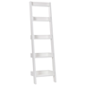 Beliani 4-Tier Ladder Bookcase White Book Shelf Display Material:MDF Size:36x166x45