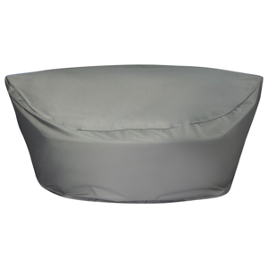 Beliani Garden Furniture Cover Grey PVC Polyester 140 x 135 x 80 cm Rain Cover Material:Polyester Size:135x80x140