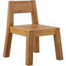 Beliani Garden Chair Solid Acacia Wood Indoor Outdoor Rustic Design Material:Acacia Wood Size:61x81x59