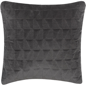 Beliani Decorative Cushion Grey Cotton Geometric Pattern 45 x 45 cm Square Triangle Minimalist Modern Decor Accessories Material:Cotton Size:45x10x45