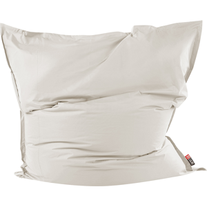 Beliani Large Bean Bag White Lounger Zip Giant Beanbag Material:Nylon Size:180x20x230