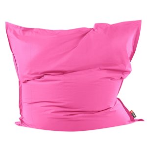 Beliani Extra Large Bean Bag Pink Lounger Zip Giant Beanbag Material:Nylon Size:180x20x230