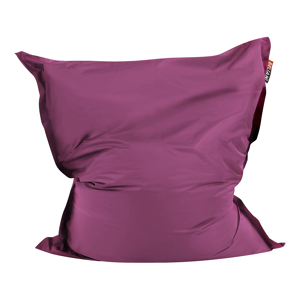 Beliani Large Bean Bag Purple Lounger Zip Giant Beanbag Material:Polyester Size:180x20x140
