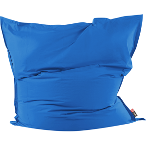 Beliani Extra Large Bean Bag Blue Lounger Zip Giant Beanbag Material:Nylon Size:180x20x230