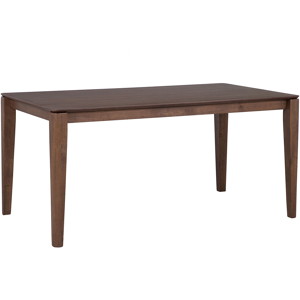 Beliani Dining Table Dark Wood Veneer 160 x 90 cm Rectangular Traditional Style Material:MDF Size:x75x90