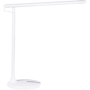 Beliani Desk LED Lamp Metal Aluminum White with Base Double Dimming Touch Switch Light Office Study Modern Material:Aluminium Size:17x38x48