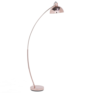 Beliani Floor Lamp Copper Colour Metal 155 cm Adjustable Lampshade Industrial Material:Metal Size:25x155x25