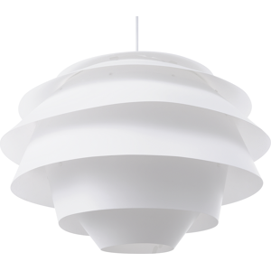 Beliani Pendant Lamp White Plastic Globe Shape Decorative Modern Material:Synthetic Material Size:40x170x40