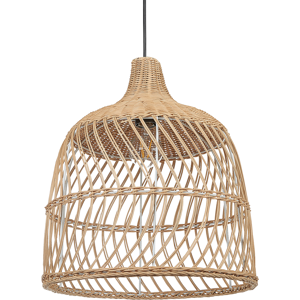 Beliani Pendant Lamp Light Natural Rattan Hand Woven Wicker Shade Ceiling Light Boho Style Material:Rattan Size:36x124x36