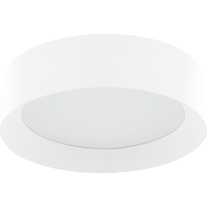 Beliani Ceiling Lamp White Steel Acrylic Integrated LED Lights Round Shape Decorative Modern Lighting Material:Steel Size:45x10x45