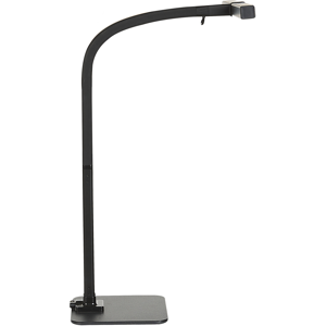 Beliani Desk LED Lamp Black Aluminium Synthetic Material 68 cm Dimming Light Sensor 3 Colours of Temperature Light Office Study Modern Material:Synthetic Material Size:48x48x18