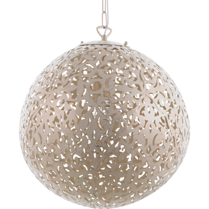 Beliani Pendant Lamp Gold Metal Oriental Globe Ceiling Lamp Material:Metal Size:40x93x40