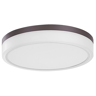 Beliani Ceiling Lamp White Steel Acrylic Integrated LED Lights Round Shape Decorative Modern Lighting Material:Steel Size:40x7x40