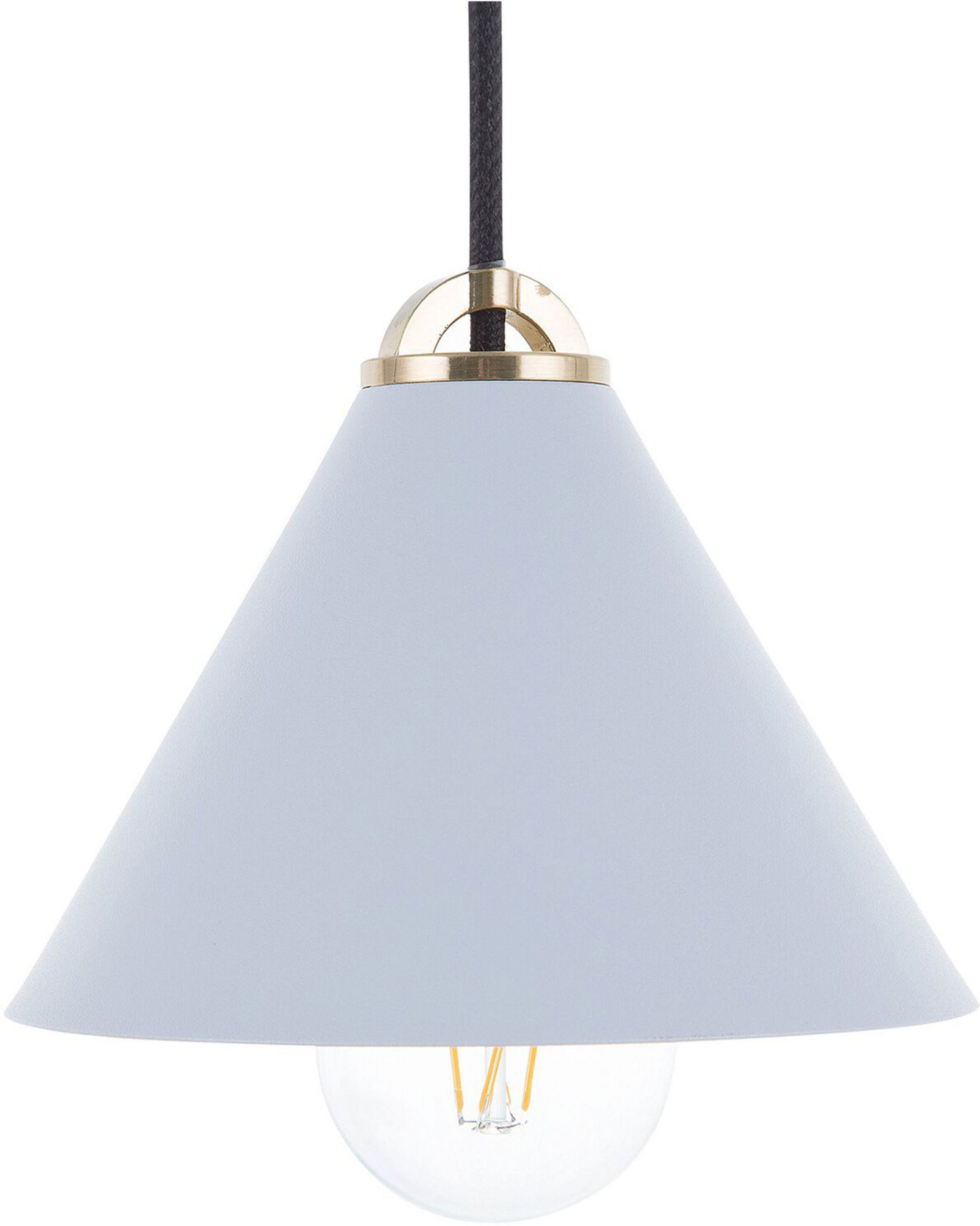 Beliani Ceiling Lamp Blue Metal 162 cm Pendant Modern