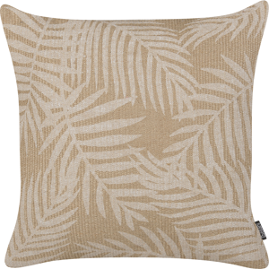 Beliani Scatter Cushion Beige Jute 45 x 45 cm  Natural Boho Style Decor Accessories Material:Jute Size:45x14x45