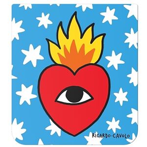 Samsung Artist Ricardo Cavolo Flipsuit Card for Galaxy Z Flip5 in Red (GP-TOF731SB9RW)