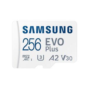 Samsung Evo Plus 256GB microSD Card (2021) in White (MB-MC256KA/EU)