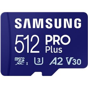 Samsung PRO Plus microSD Card 512GB in Blue (MB-MD512SA/EU)