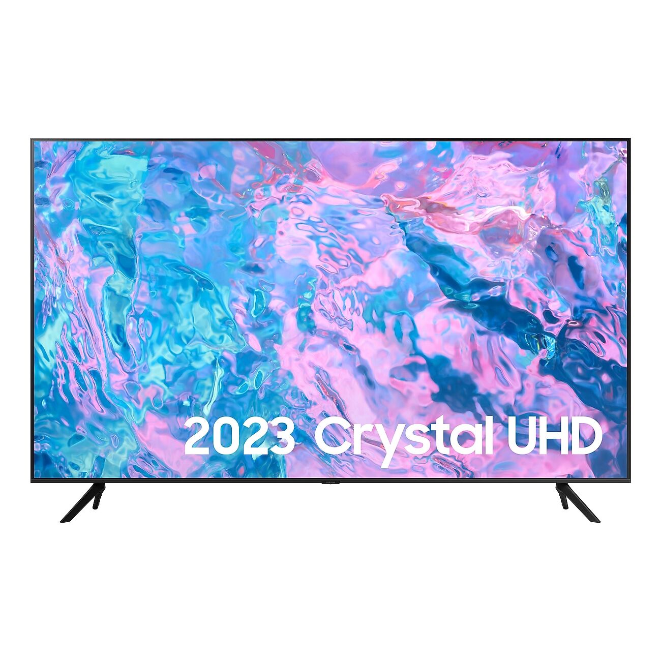 Samsung 2023 55” CU7100 UHD 4K HDR Smart TV in Black