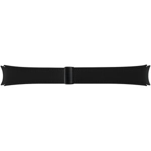 Samsung D-Buckle Hybrid Eco-Leather Band (Wide, M/L) for Galaxy Watch6 in Black (ET-SHR94LBEGEU)