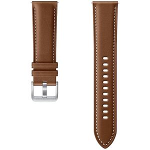 Samsung Galaxy Watch3 Stitch Leather Band (22mm, M/L) in Brown (ET-SLR84LAEGEU)