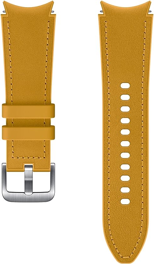 Samsung Galaxy Watch4/Watch4 Classic Hybrid Leather Strap (S/M) in Mustard (ET-SHR88SYEGEU)